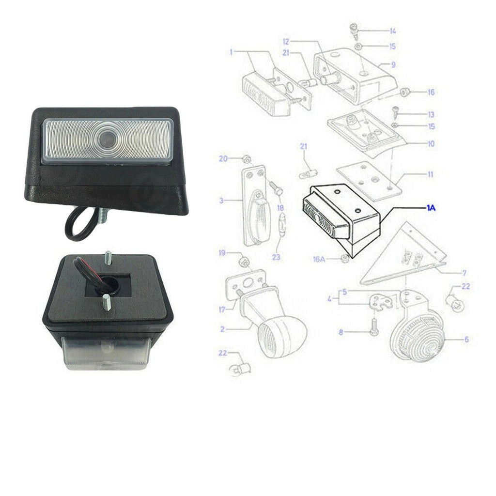 FordTransitMk5Mk6LeftSideExteriorLampAssyRoofMarker6533437