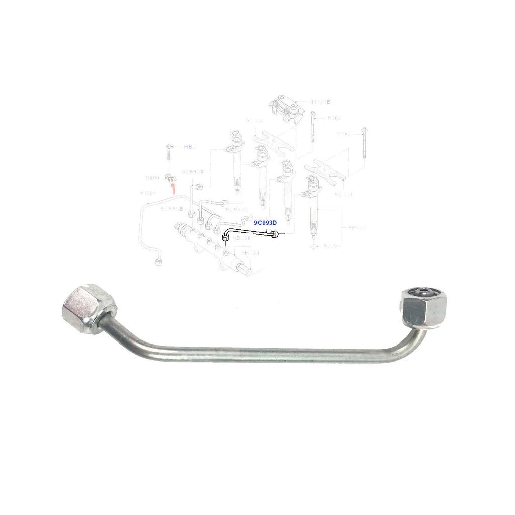 FordTransitMk72.22.4DieselFuelInjectionPipe1372353