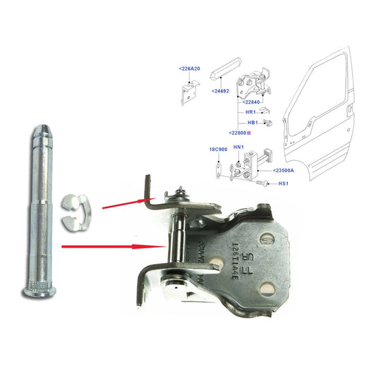 FordTransitMk7FrontDoorHingeFixingPinCirclip2006On1419471