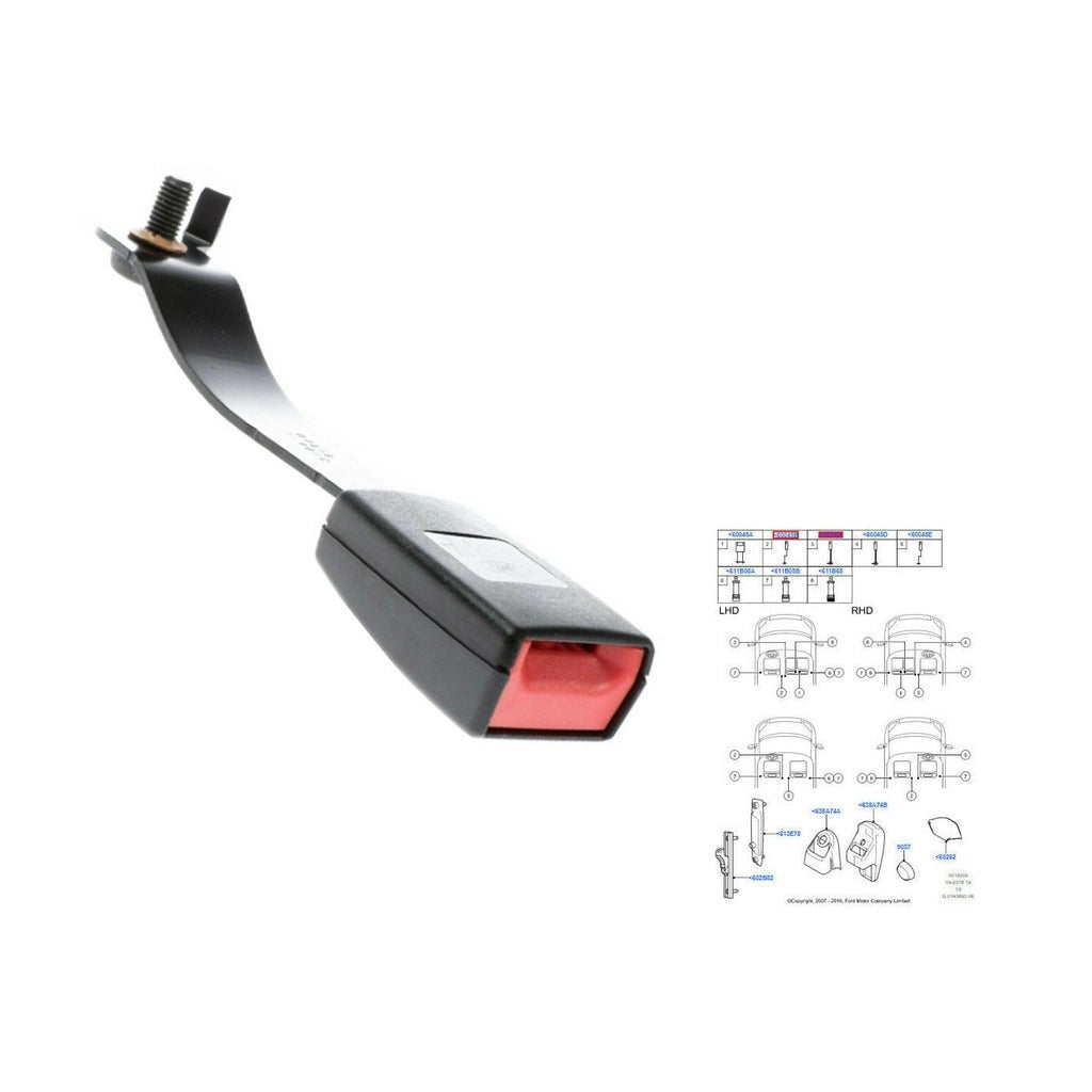 FordTransitMk7GenuineFrontLeftPassengerSeatBeltBuckle06To141372069