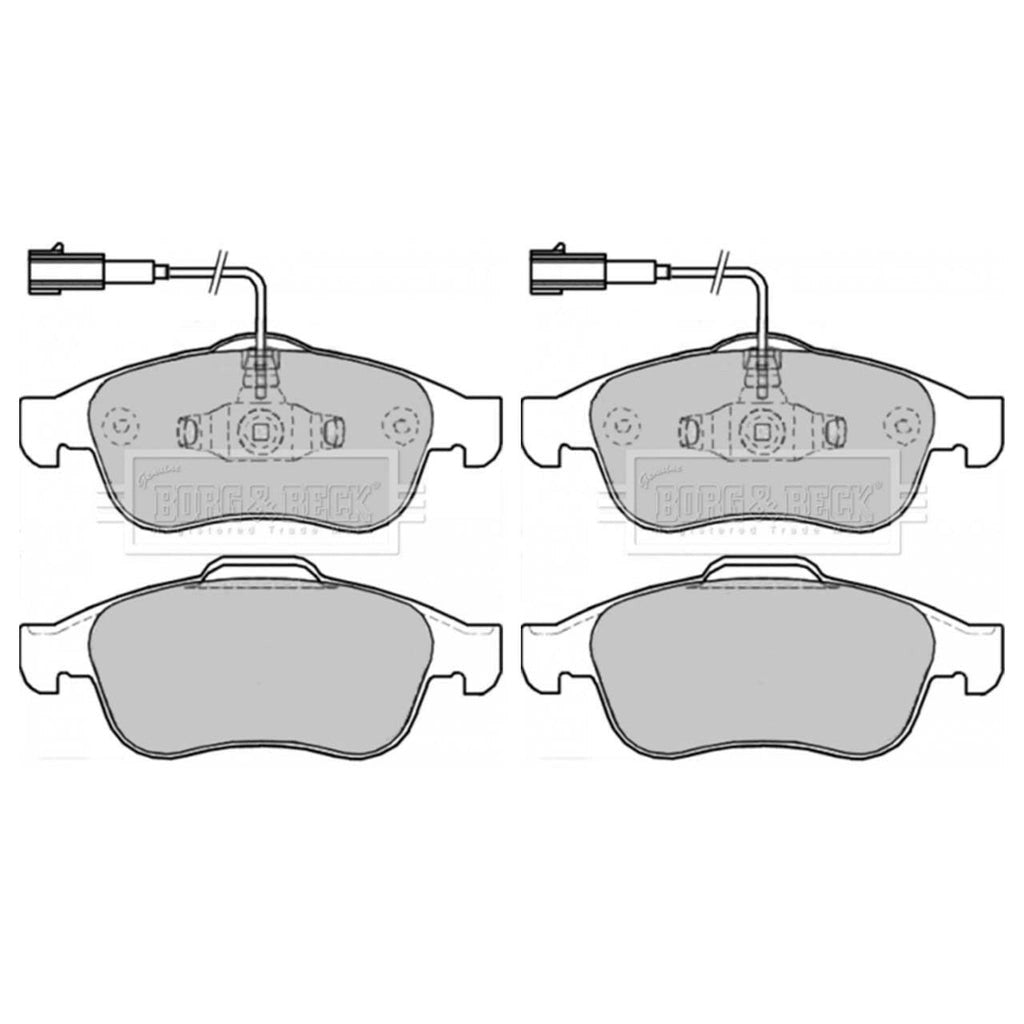 FrontBrakePadSetFitsAlfaRomeoGiulietta2010Onwards,77365354