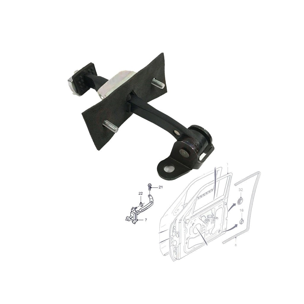 FrontDoorHingeCheckStrapRightOrLeftFitsFordMondeo93Bbf23500ag