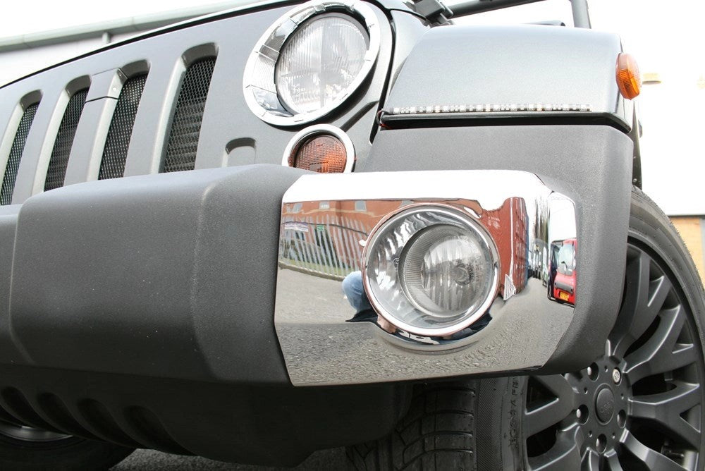 FrontFogLightSurroundsJeepWranglerJKUnlimited2007-20172DR/4DR