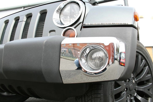 FrontFogLightSurroundsJeepWranglerJKUnlimited2007-20172DR/4DR