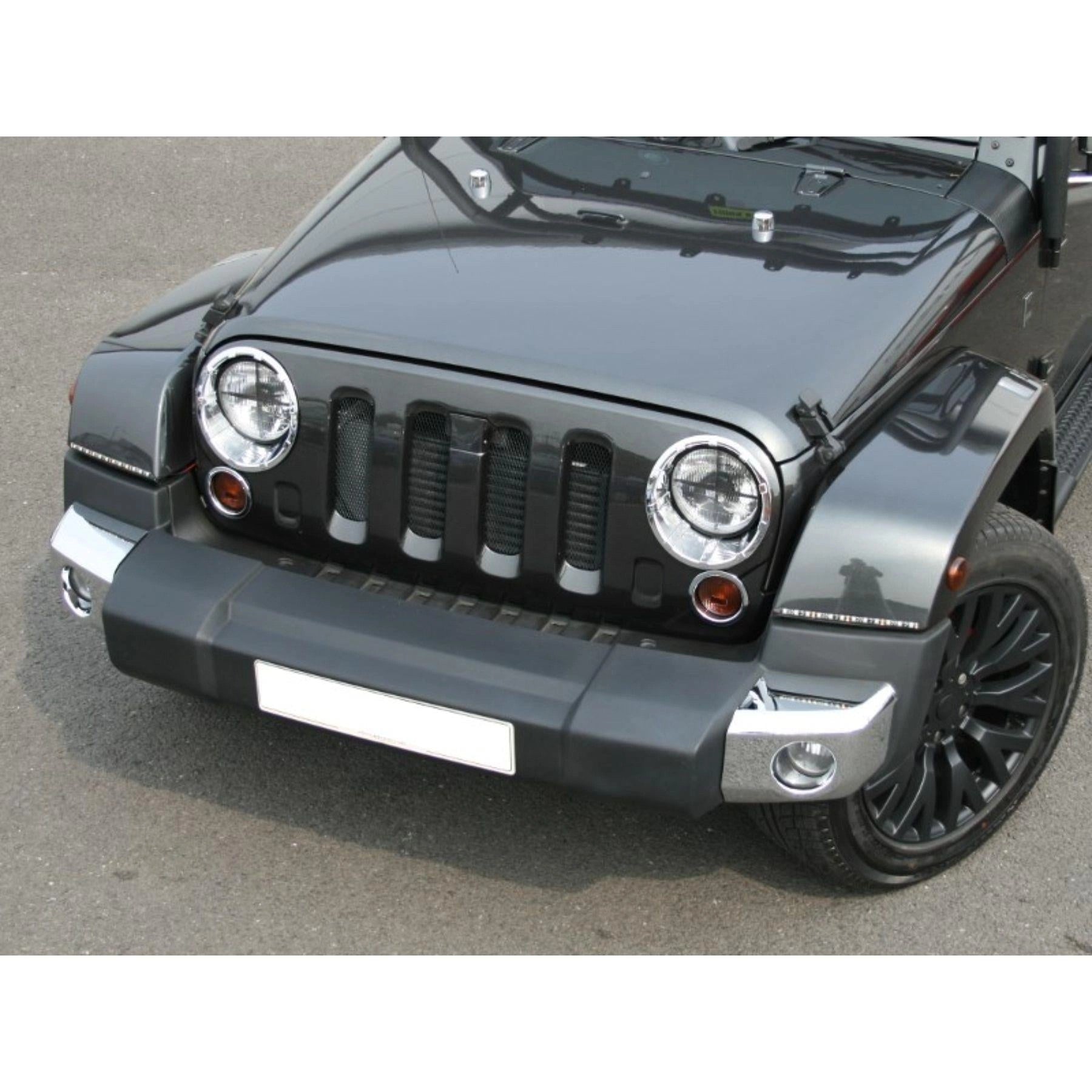 FrontHeadlight&IndicatorSurroundsJeepWranglerJKUnlimited2007-20174DR