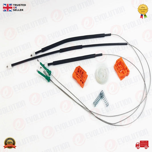 FrontWindowRegulatorRepairKit8PcsFitsVolkswagenCaddyMk4,Mk3,Mk2,14