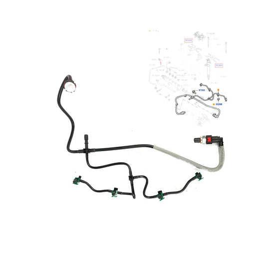 FuelInjectorReturnPipeWithClipsFitsFordTransitMk72.4Tdci1521640