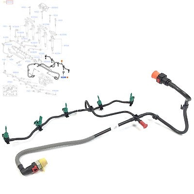 FuelInjectorReturnPipeWithClipsFitsFordTransitMk73.2Tdci,1595434