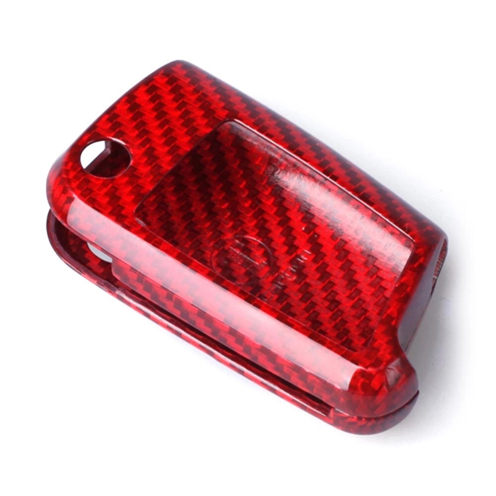 GenuineRedCarbonFibreKeyCoverForVolkswagen/Skoda/SEAT