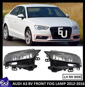 GLIGHTFORAUDIA38V2012-2016ROUNDEDCORNERFRONTSPOTLAMPPAIRLHRH