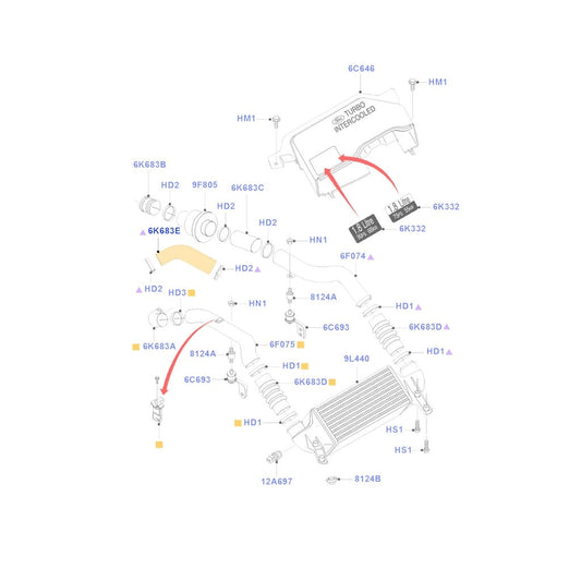 IntercoolerHoseFitsTransitConnect2003To20062T1q6k683dc1334441
