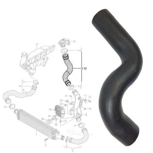 IntercoolerPipeTurboBoostHoseFitsAudiA4,A5,8K0145737k,8K0145737q