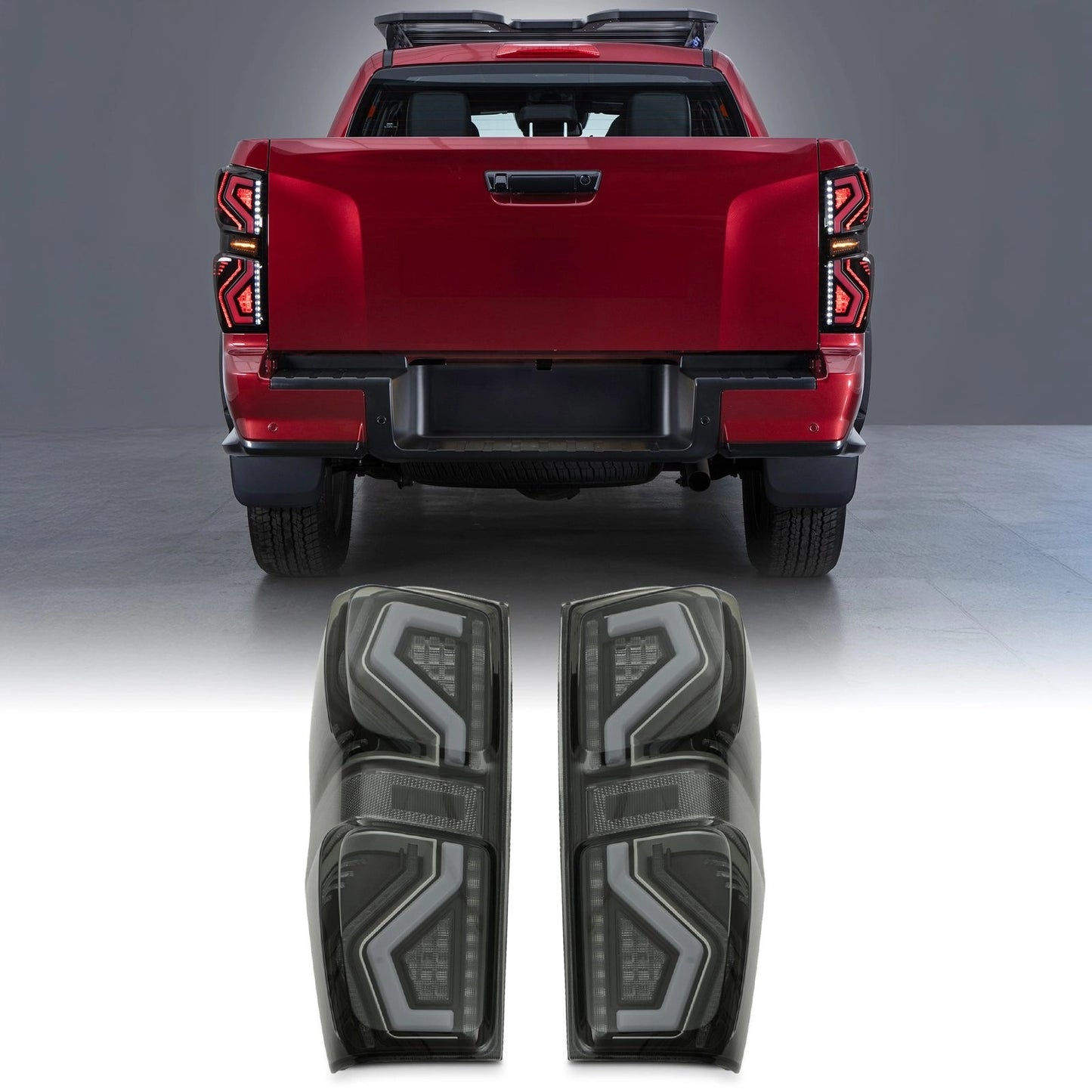 IsuzuDMax2021+RearSmokedLEDTailLights