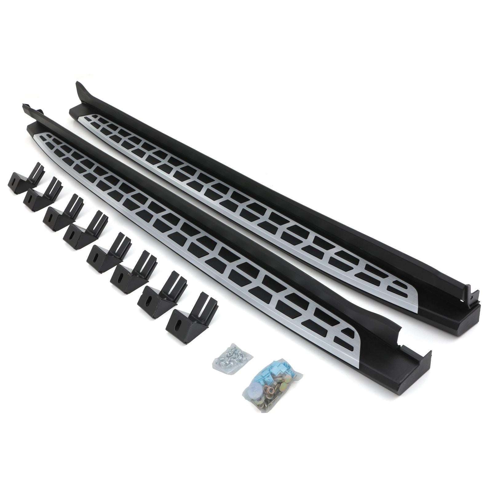 KiaSorentoMQ42020+BlackAndSilverSideSteps