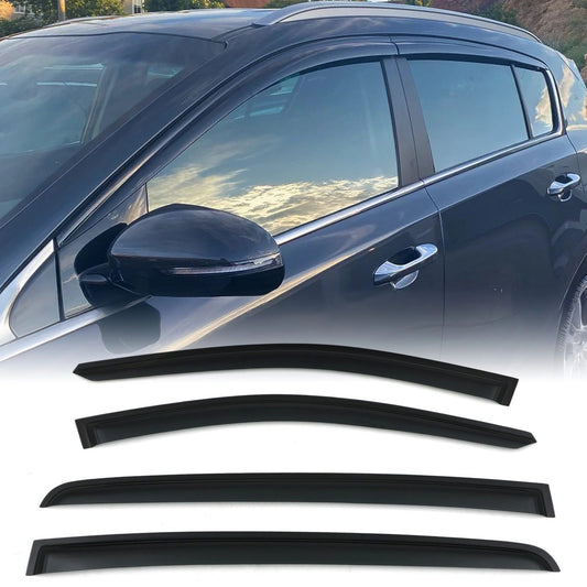 KiaSportageQL16-22BlackWindDeflectors