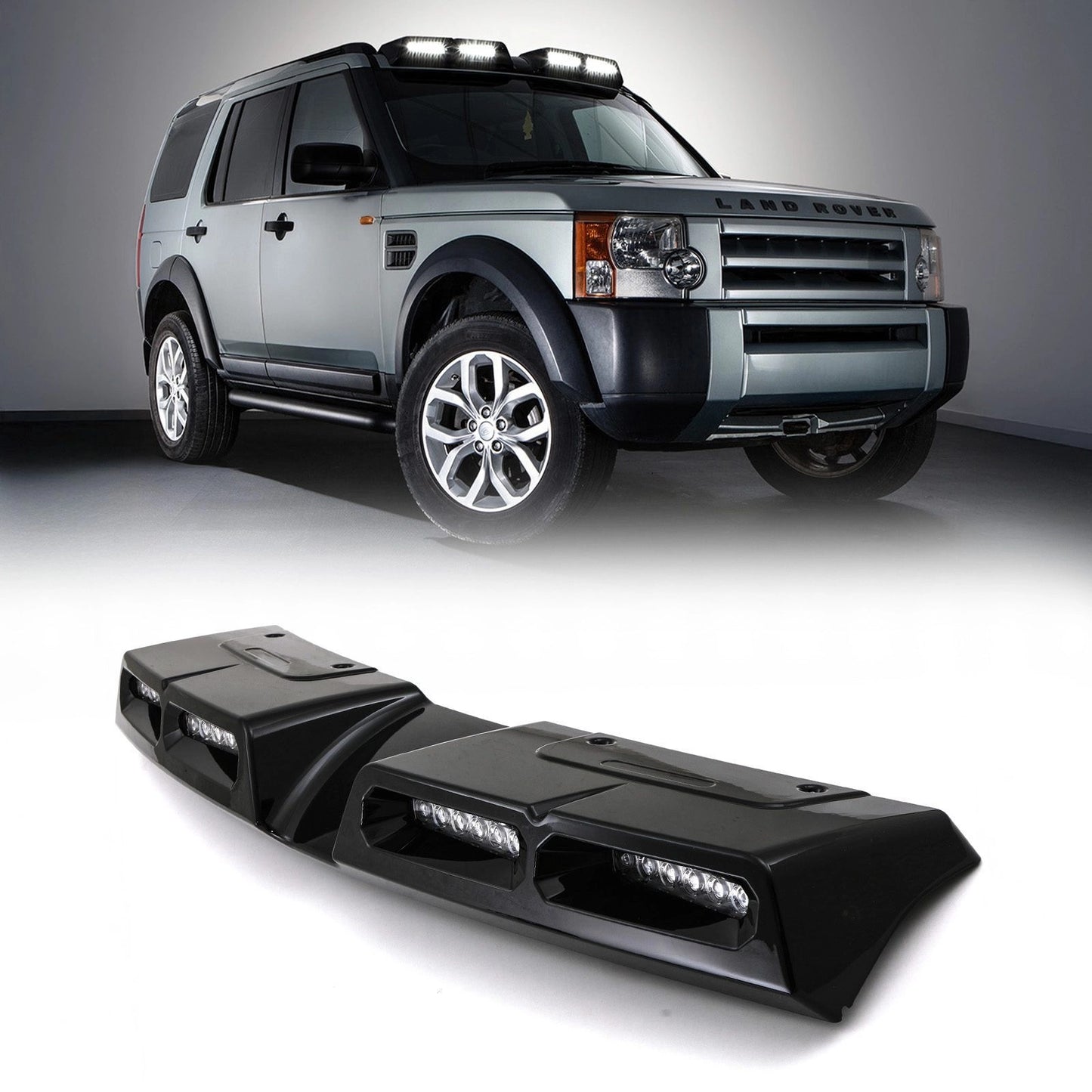 LandRoverDiscoveryL3193&404-16GlossBlackQuadRoofMountedLEDLight
