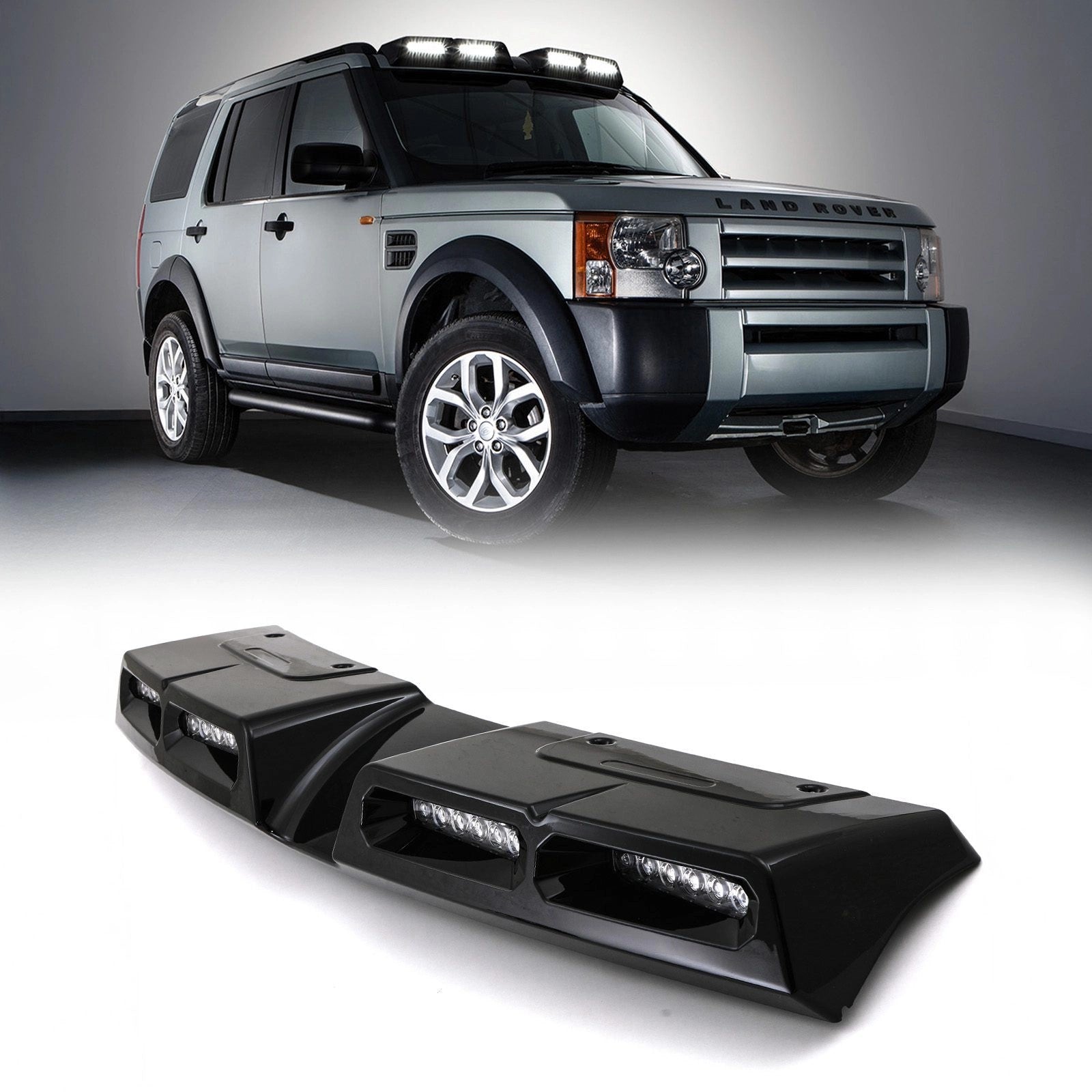 LandRoverDiscoveryL3193&404-16GlossBlackQuadRoofMountedLEDLight