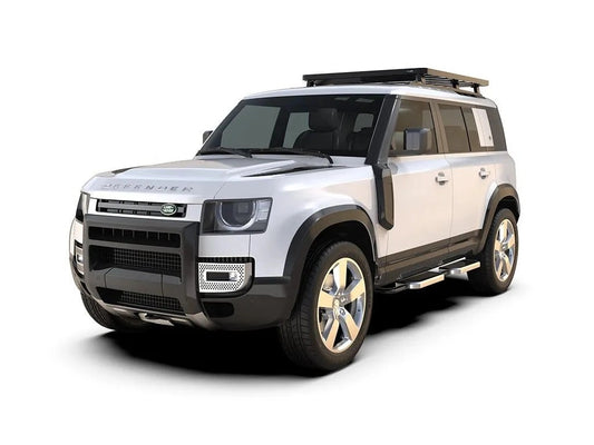 LandRoverNewDefender110SlimlineIIRoofRackKit-withOEMTracks