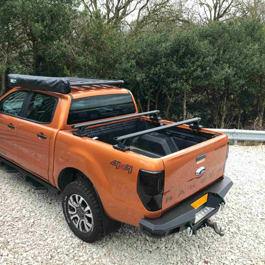 LowProfilePickupAdjustableCargoRackBars(FitswithRoll&LockCovers)