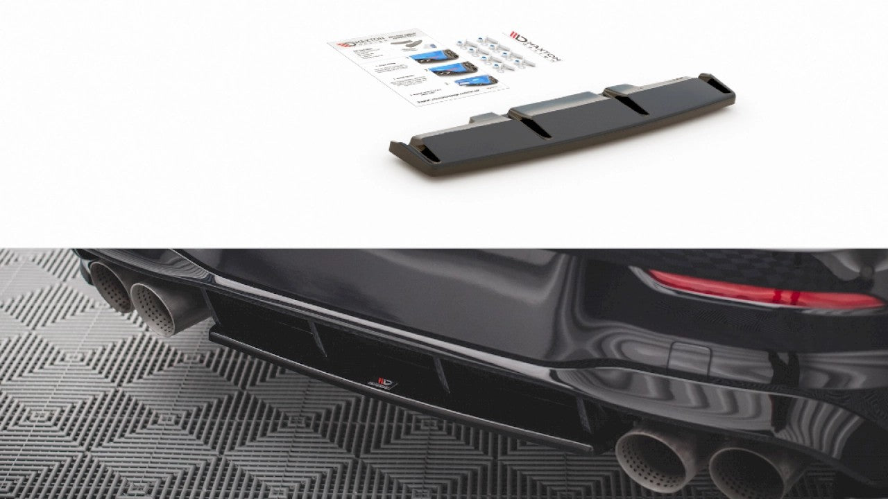 MaxtonDesignCentralRearSplitterforVolkswagenGolfMK8R(2020+)