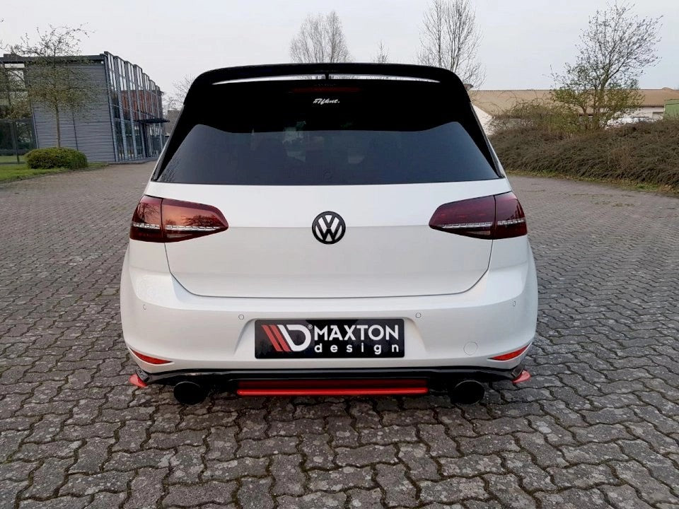 MaxtonDesignCentralRearSplitterforVolkswagenGolfMK7GTIClubsport(2016-2017)