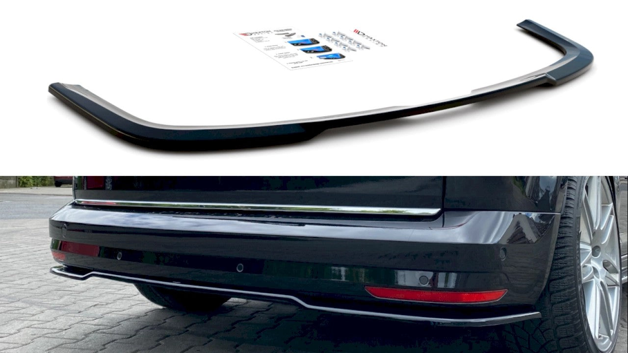 MaxtonDesignCentralRearSplitterforVolkswagenCaddyMK4(2015-2020)