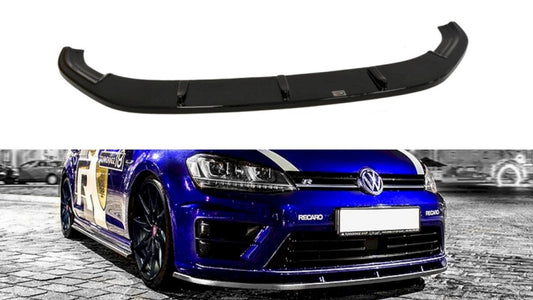 MaxtonDesignFrontSplitterV.1forVolkswagenGolfMK7R(2013-2016)