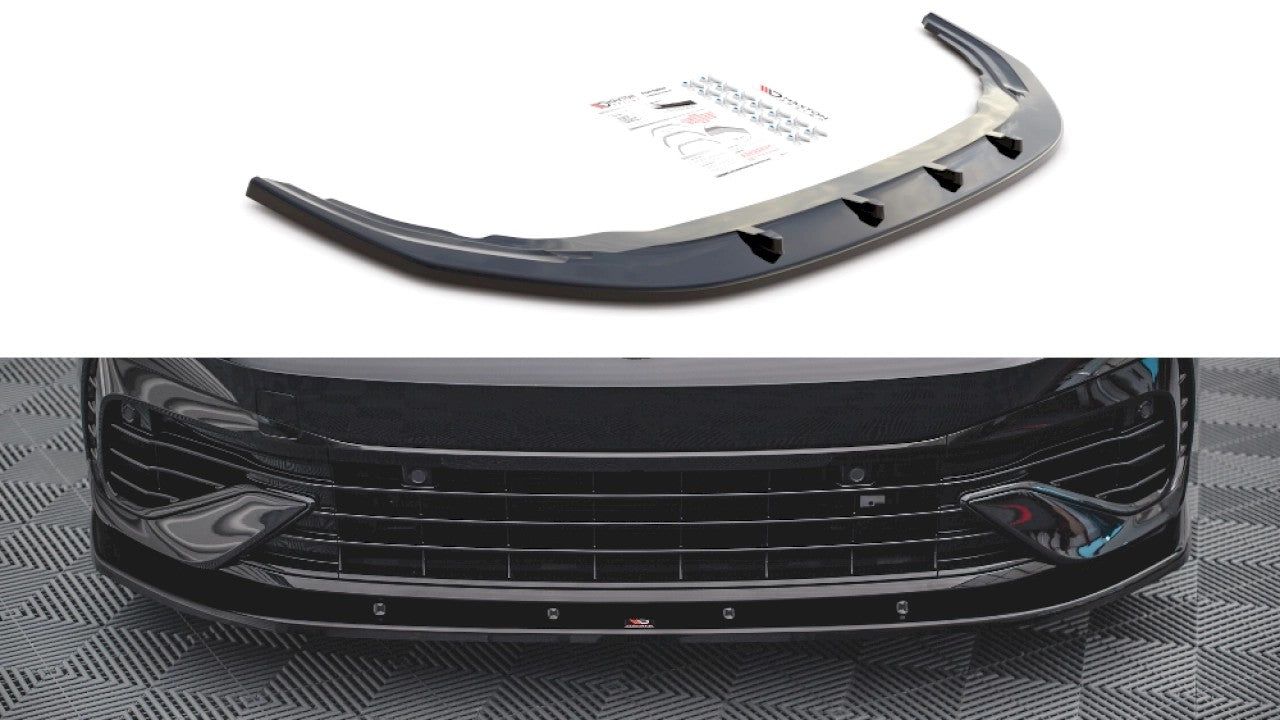 MaxtonDesignFrontSplitterV.1forVolkswagenGolfMK8R(2020+)