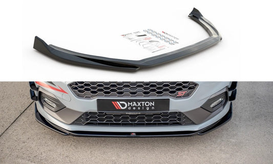 MaxtonDesignFrontSplitterV.1forFordFiestaMK8ST(2018+)