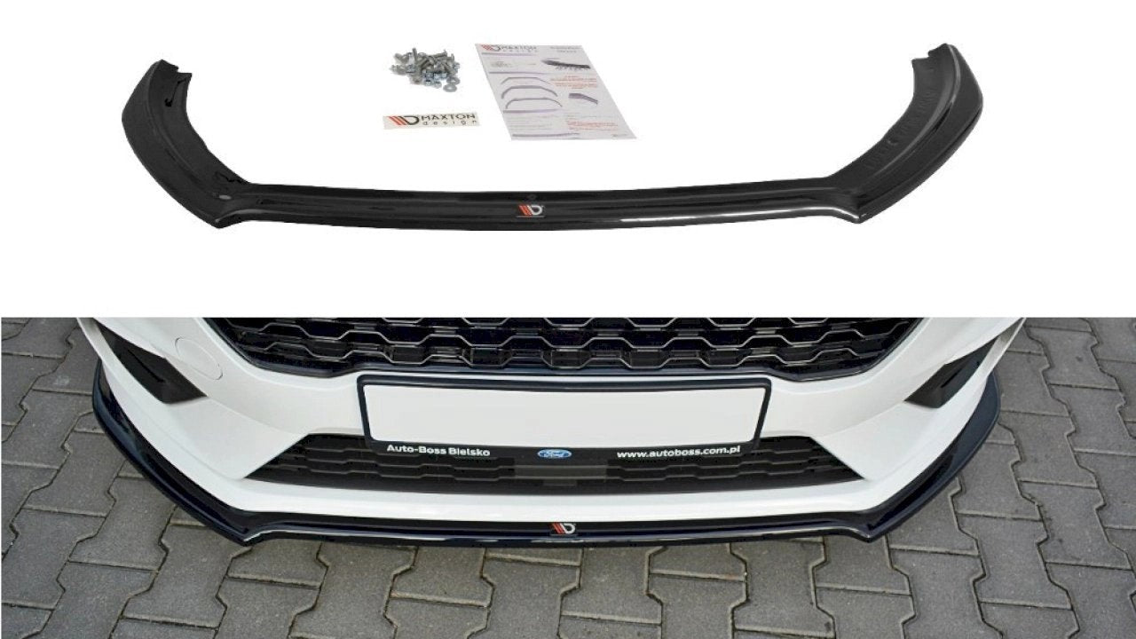 MaxtonDesignFrontSplitterV.1forFordFiestaMK8ST&ST-LINE(2018+)