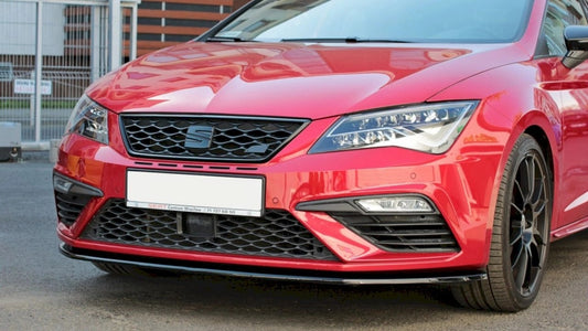 MaxtonDesignFrontSplitterV.1forSeatLeonMK3.5Cupra/FR(2017-2019)