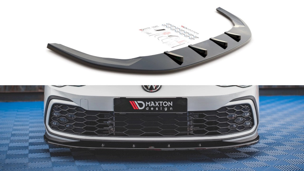 MaxtonDesignFrontSplitterV.1forVolkswagenGolfMK8GTI(2020+)