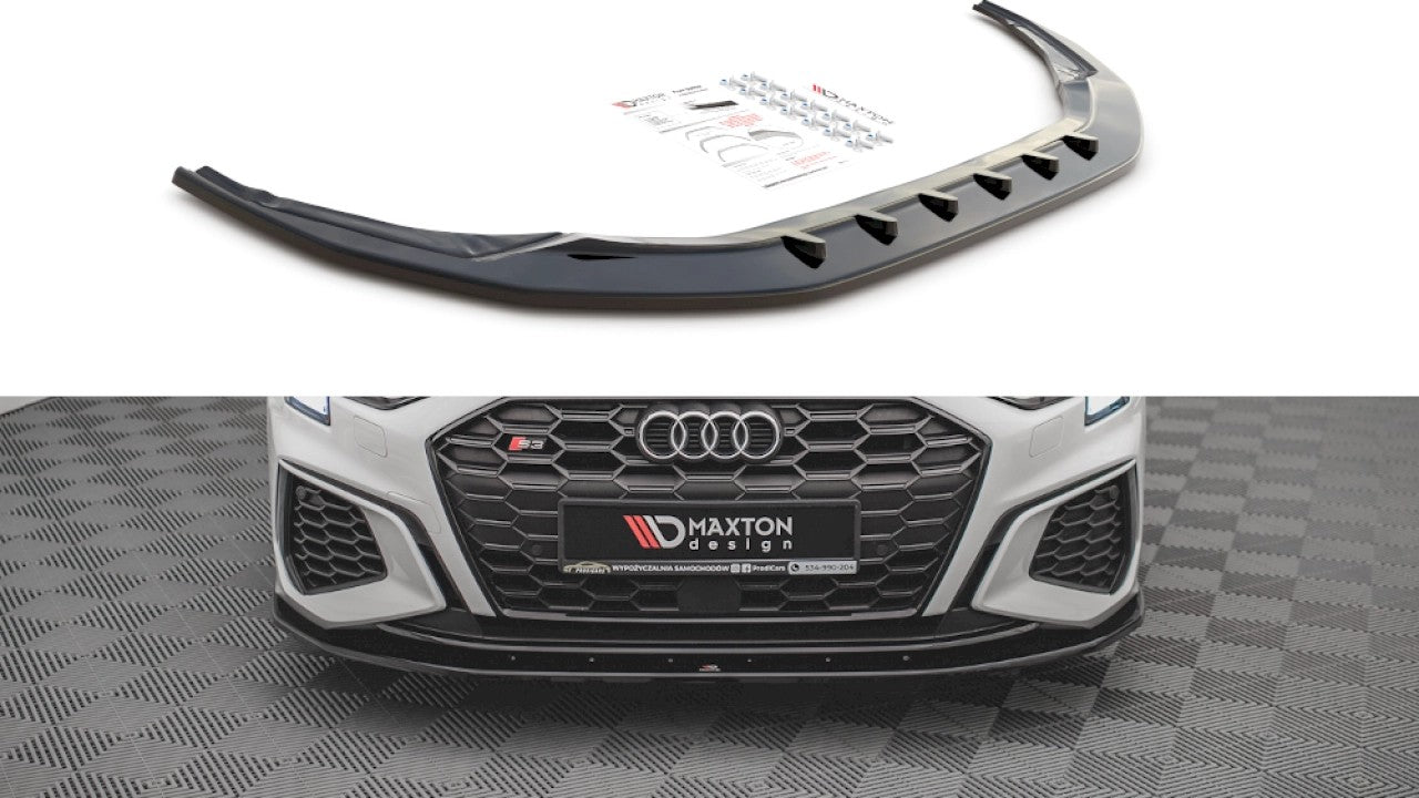 MaxtonDesignFrontSplitterV.1forAudiS3/A3S-Line8Y(2020+)