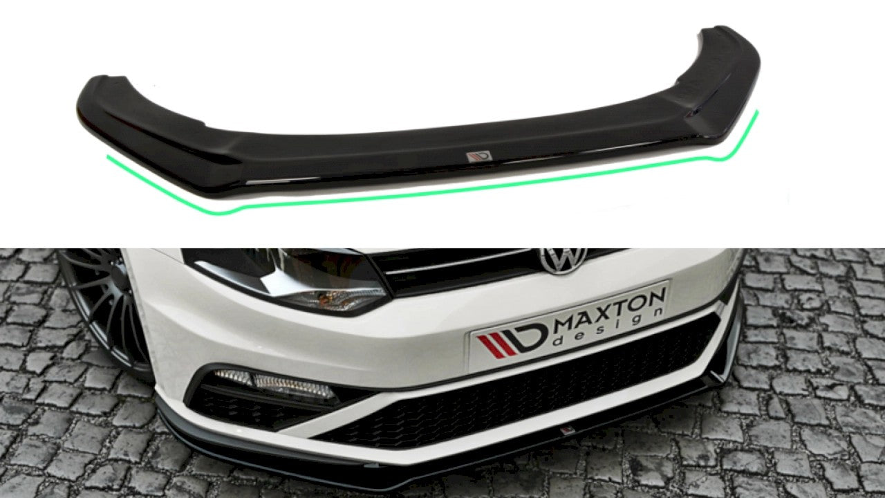 MaxtonDesignFrontSplitterV.2forVolkswagenPoloMK5GTI(Facelift)(2015-2017)