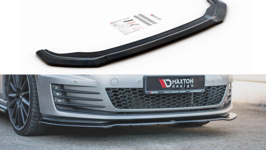 MaxtonDesignFrontSplitterV.2forVolkswagenGolfMK7GTI/GTD/GTE(2013-2016)