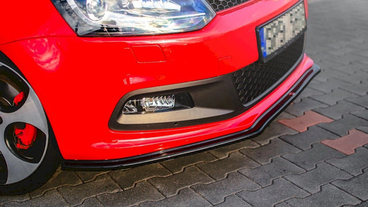 MaxtonDesignFrontSplitterV.2forVolkswagenPoloMK56RGTI(2009-2014)