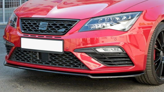 MaxtonDesignFrontSplitterV.2forSeatLeonMK3.5Cupra/FR(2017-2019)