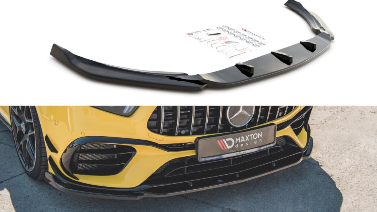 MaxtonDesignFrontSplitterV.2forMercedesA45SAMGW177(2019+)