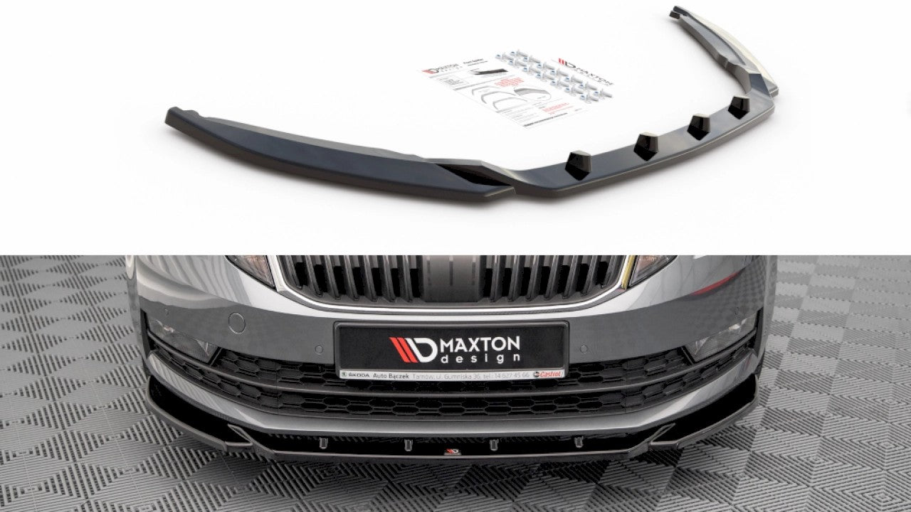 MaxtonDesignFrontSplitterV.2forSkodaOctaviaMK3.5(2016-2020)