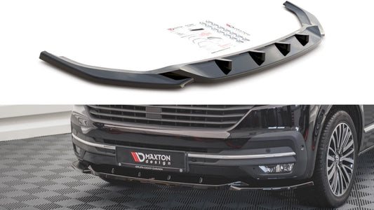 MaxtonDesignFrontSplitterV.2forVolkswagenT6Facelift(2019-)