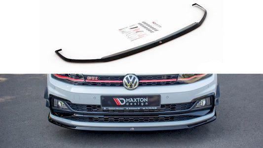 MaxtonDesignFrontSplitterV.3forVolkswagenPoloMK6AWGTI(2017-2021)