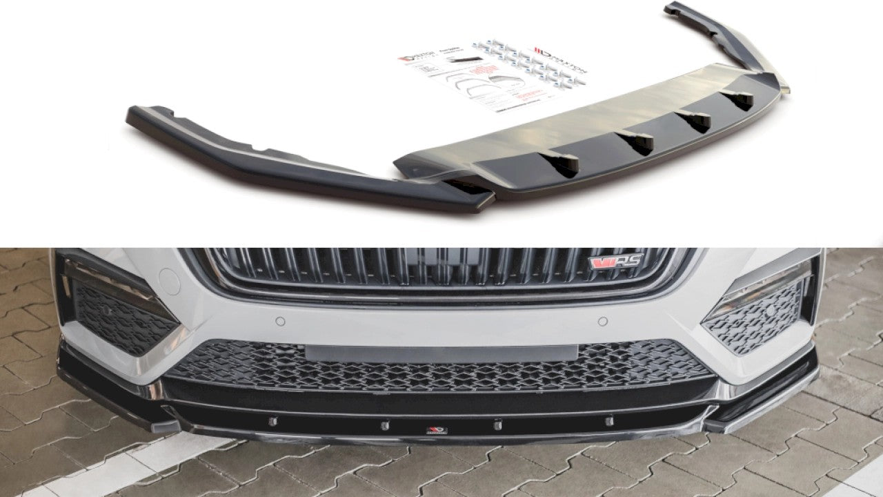 MaxtonDesignFrontSplitterV.3forSkodaOctaviaRSMK4(2020+)