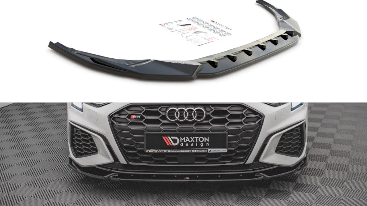 MaxtonDesignFrontSplitterV.3forAudiS3/A3S-Line8Y(2020+)