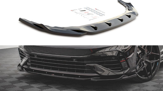 MaxtonDesignFrontSplitterV.4forVolkswagenGolfMK8R(2020+)