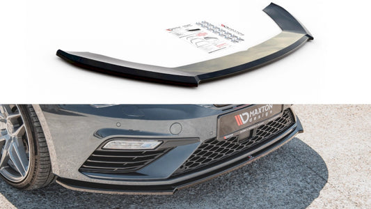 MaxtonDesignFrontSplitterV.4forSeatLeonMK3.5Cupra/FR(2017-2019)