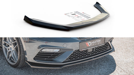 MaxtonDesignFrontSplitterV.7forSeatLeonMK3.5Cupra/FR(2017-2019)