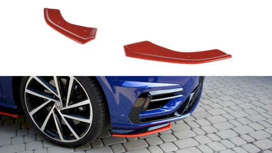 MaxtonDesignFrontSplitterV.8forVolkswagenGolfMK7.5R(2017-2020)