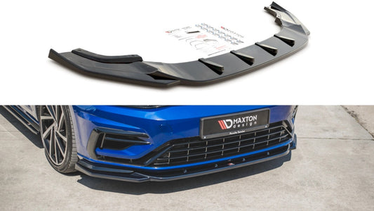 MaxtonDesignFrontSplitterV.9forVolkswagenGolfMK7.5R(2017-2019)