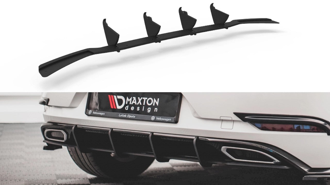 MaxtonDesignRacingCentralRearDiffuserForVolkswagenGolfMK7.5R-Line(2017-2019)