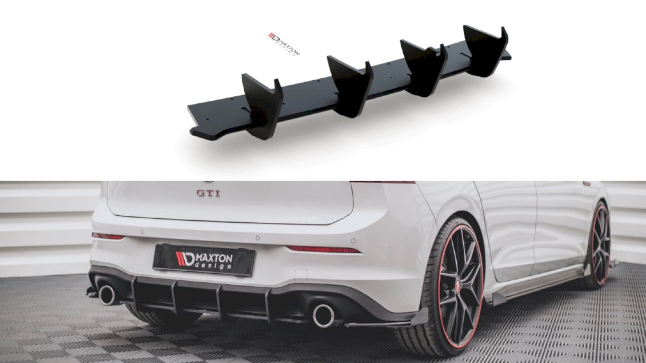 MaxtonDesignRacingDurabilityRearDiffuserV.1ForVolkswagenGolfMK8GTI(2020+)